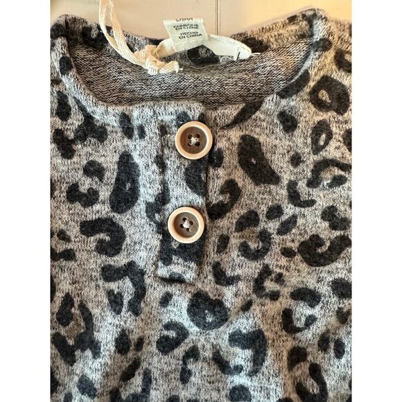 Jessica Simpson Baby Girl Leopard 2 Piece Set Outfit Size 3/6M Animal Print - Picture 3 of 9